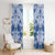 Indonesia Javanese Batik Window Curtain Nelson Mandela Madiba Blue - Wonder Print Shop