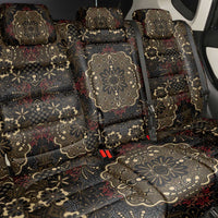 Indonesia Javanese Batik Back Car Seat Cover Nelson Mandela Madiba Vintage Style - Wonder Print Shop
