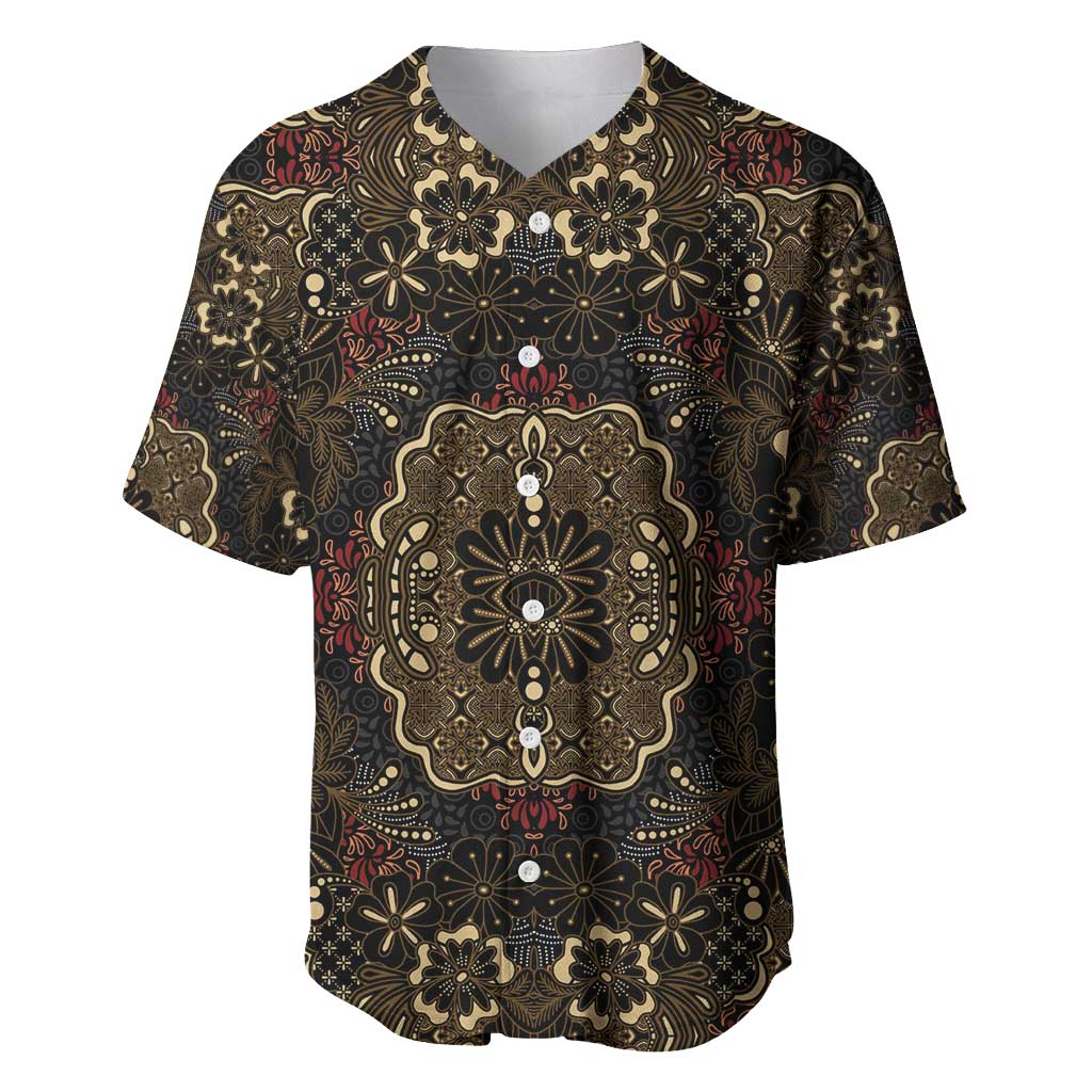 Indonesia Javanese Batik Baseball Jersey Nelson Mandela Madiba Vintage Style - Wonder Print Shop