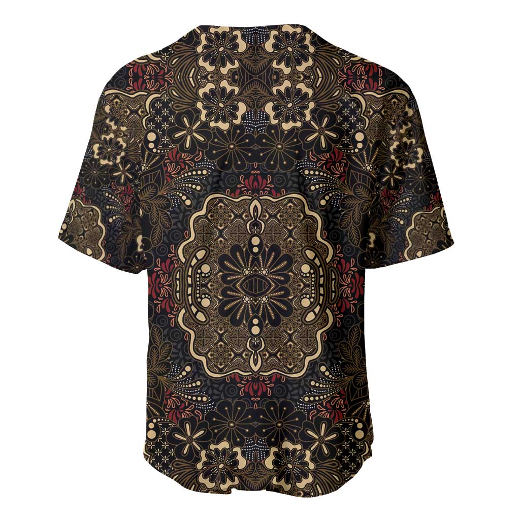 Indonesia Javanese Batik Baseball Jersey Nelson Mandela Madiba Vintage Style - Wonder Print Shop
