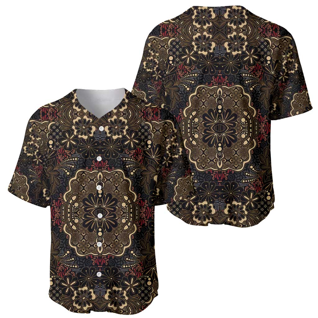 Indonesia Javanese Batik Baseball Jersey Nelson Mandela Madiba Vintage Style - Wonder Print Shop