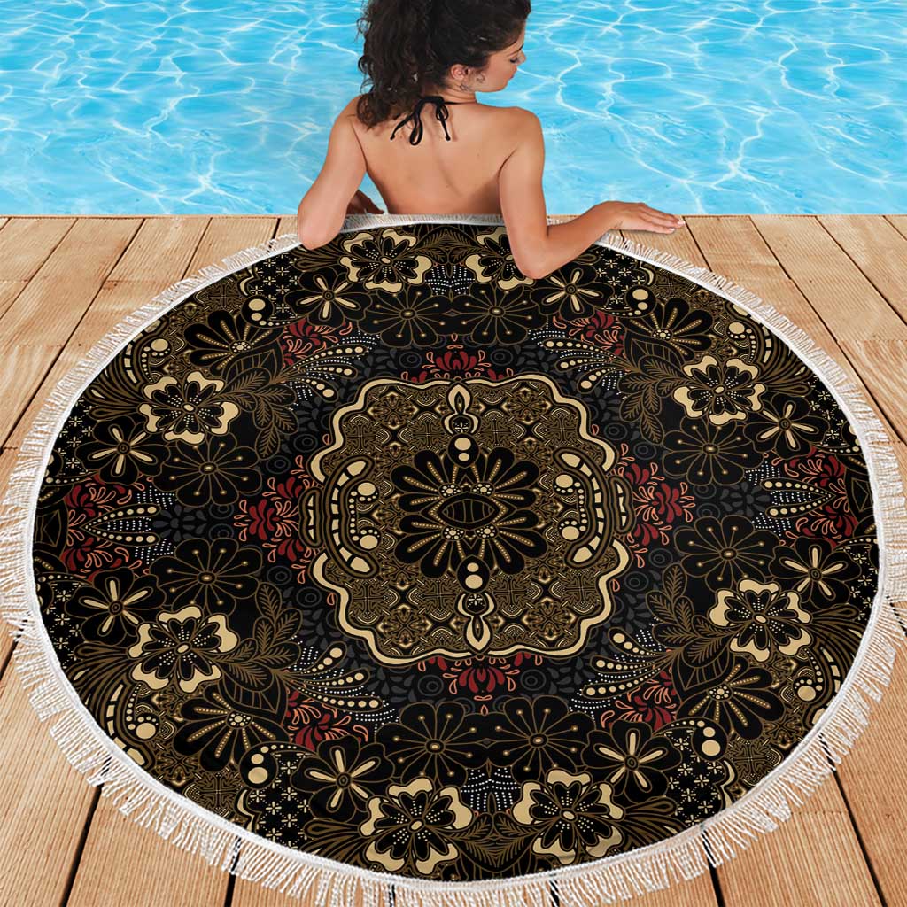 Indonesia Javanese Batik Beach Blanket Nelson Mandela Madiba Vintage Style - Wonder Print Shop