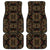 Indonesia Javanese Batik Car Mats Nelson Mandela Madiba Vintage Style - Wonder Print Shop