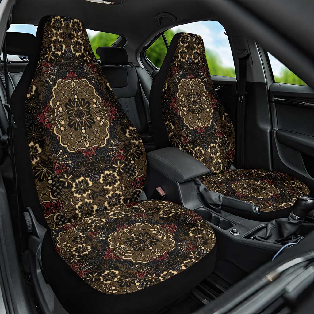 Indonesia Javanese Batik Car Seat Cover Nelson Mandela Madiba Vintage Style - Wonder Print Shop