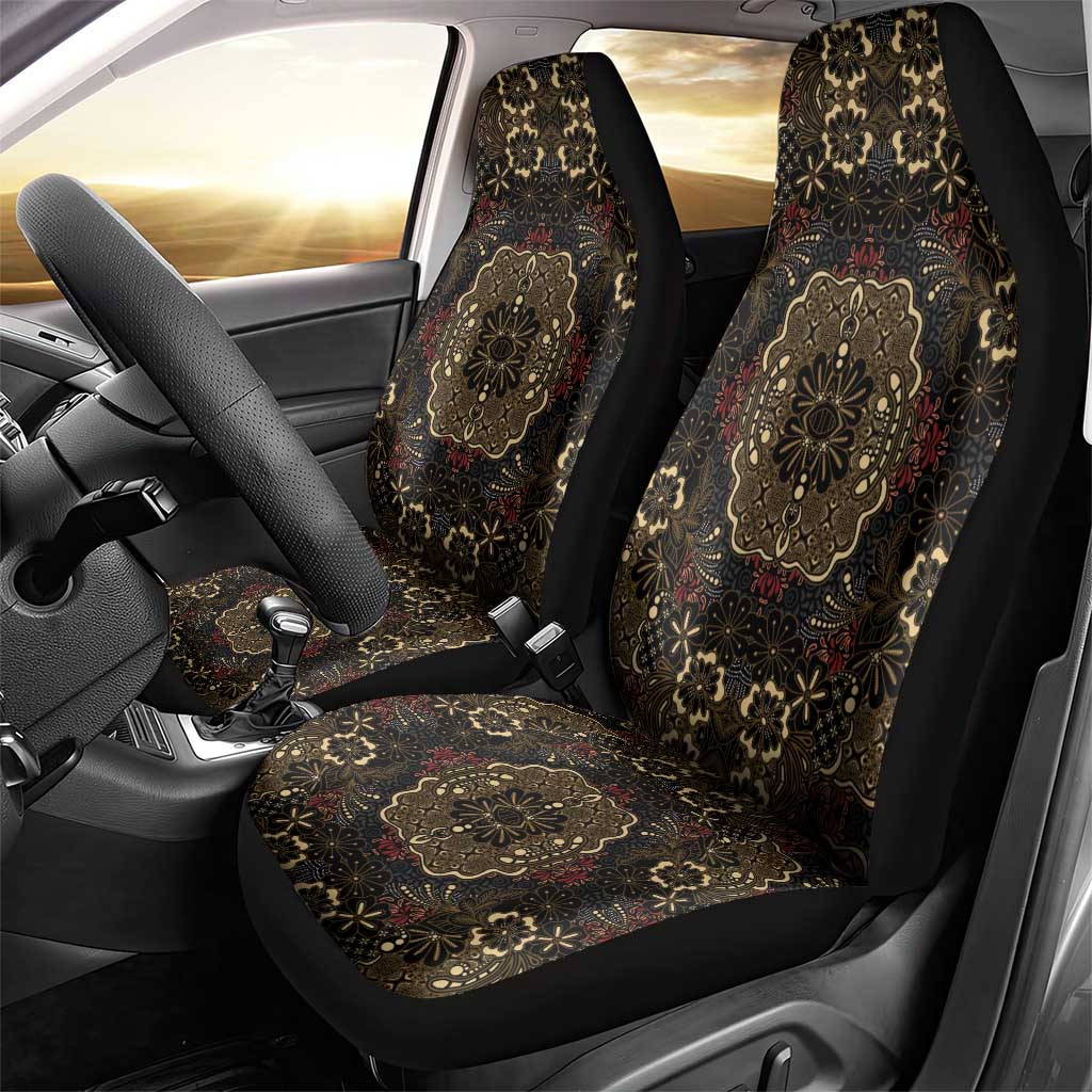 Indonesia Javanese Batik Car Seat Cover Nelson Mandela Madiba Vintage Style - Wonder Print Shop