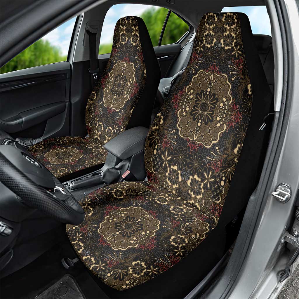Indonesia Javanese Batik Car Seat Cover Nelson Mandela Madiba Vintage Style - Wonder Print Shop
