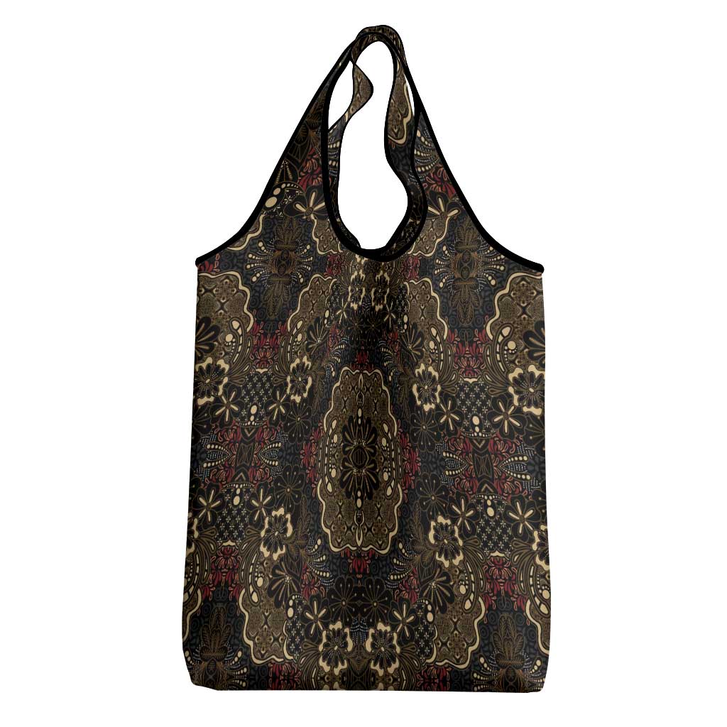 Indonesia Javanese Batik Grocery Bag Nelson Mandela Madiba Vintage Style - Wonder Print Shop