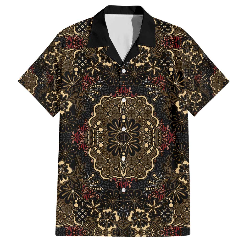 Indonesia Javanese Batik Hawaiian Shirt Nelson Mandela Madiba Vintage Style - Wonder Print Shop