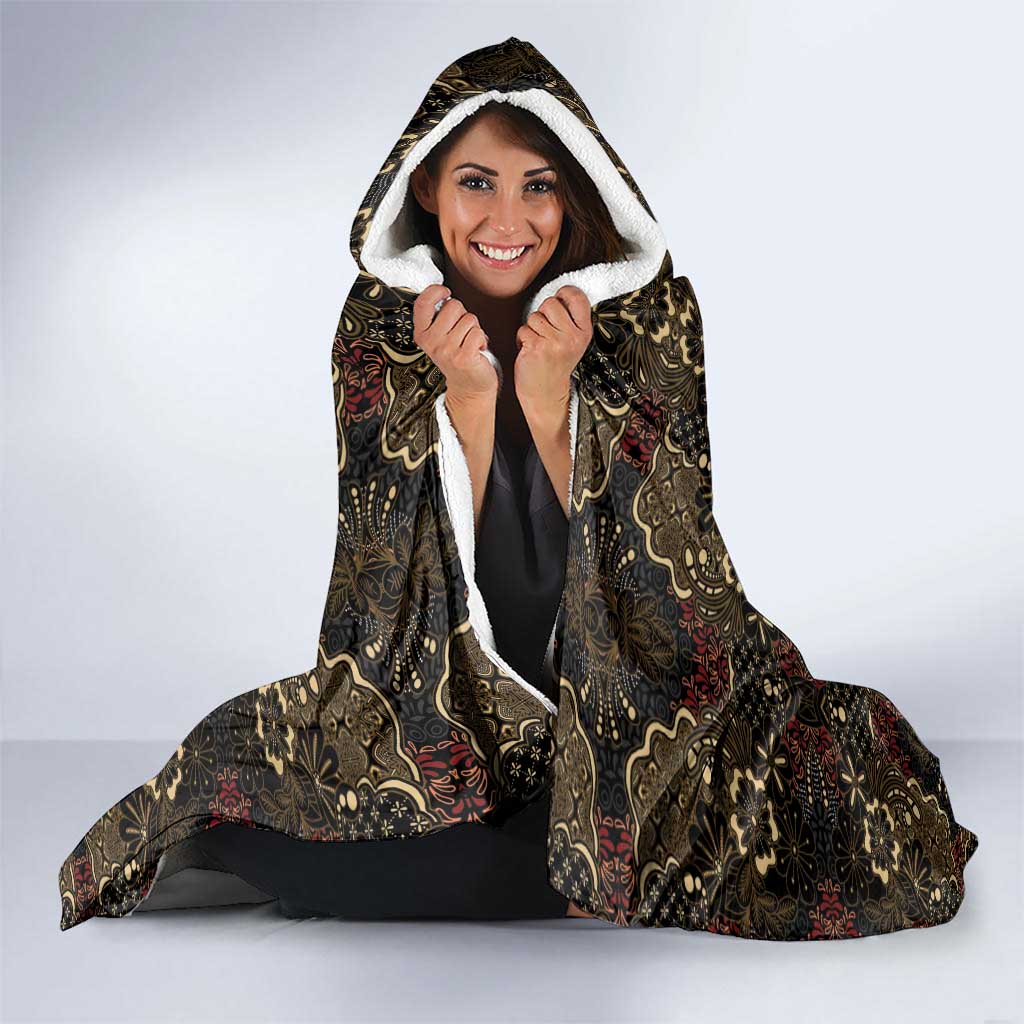 Indonesia Javanese Batik Hooded Blanket Nelson Mandela Madiba Vintage Style - Wonder Print Shop
