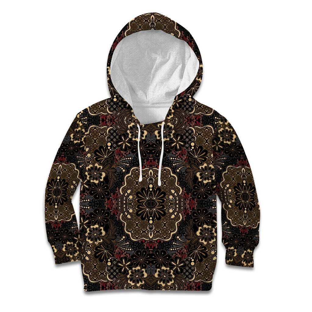 Indonesia Javanese Batik Kid Hoodie Nelson Mandela Madiba Vintage Style - Wonder Print Shop