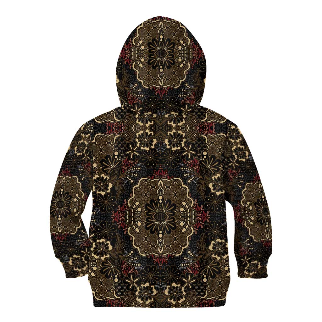 Indonesia Javanese Batik Kid Hoodie Nelson Mandela Madiba Vintage Style - Wonder Print Shop