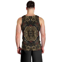 Indonesia Javanese Batik Men Tank Top Nelson Mandela Madiba Vintage Style - Wonder Print Shop