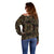 Indonesia Javanese Batik Off Shoulder Sweater Nelson Mandela Madiba Vintage Style - Wonder Print Shop