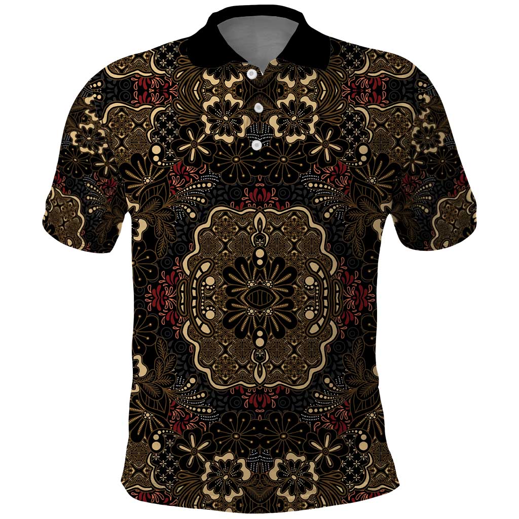 Indonesia Javanese Batik Polo Shirt Nelson Mandela Madiba Vintage Style - Wonder Print Shop