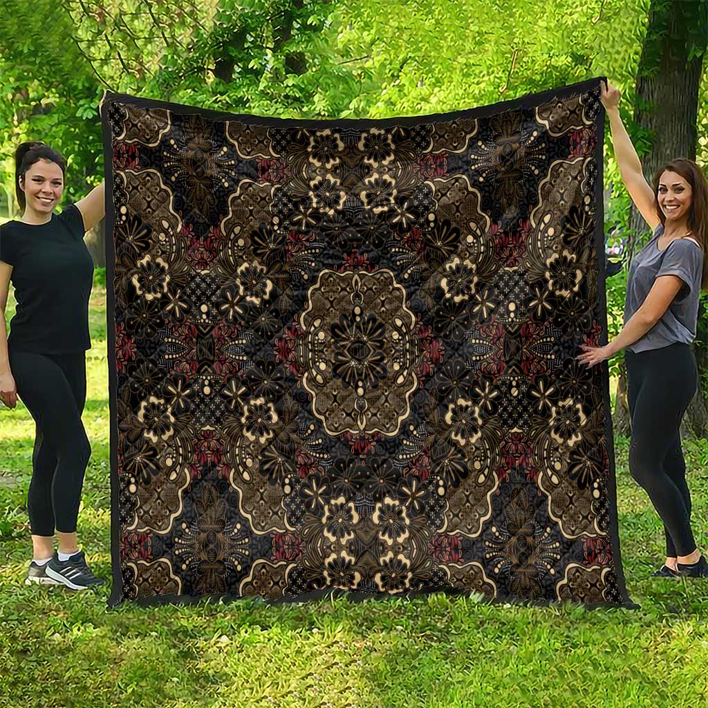 Indonesia Javanese Batik Quilt Nelson Mandela Madiba Vintage Style - Wonder Print Shop