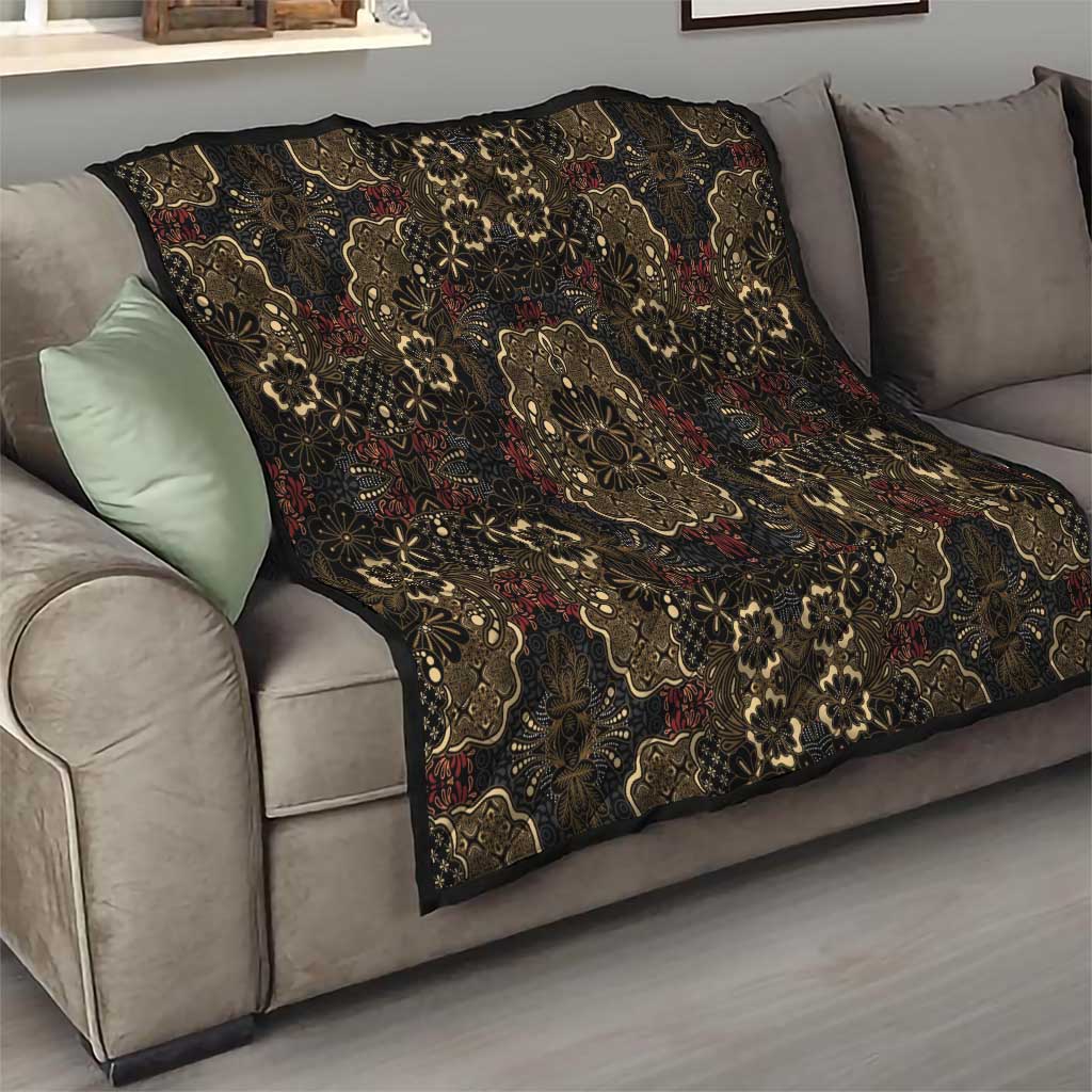 Indonesia Javanese Batik Quilt Nelson Mandela Madiba Vintage Style - Wonder Print Shop