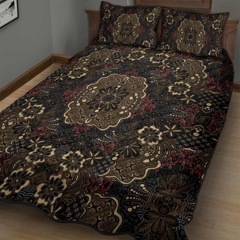 Indonesia Javanese Batik Quilt Bed Set Nelson Mandela Madiba Vintage Style - Wonder Print Shop