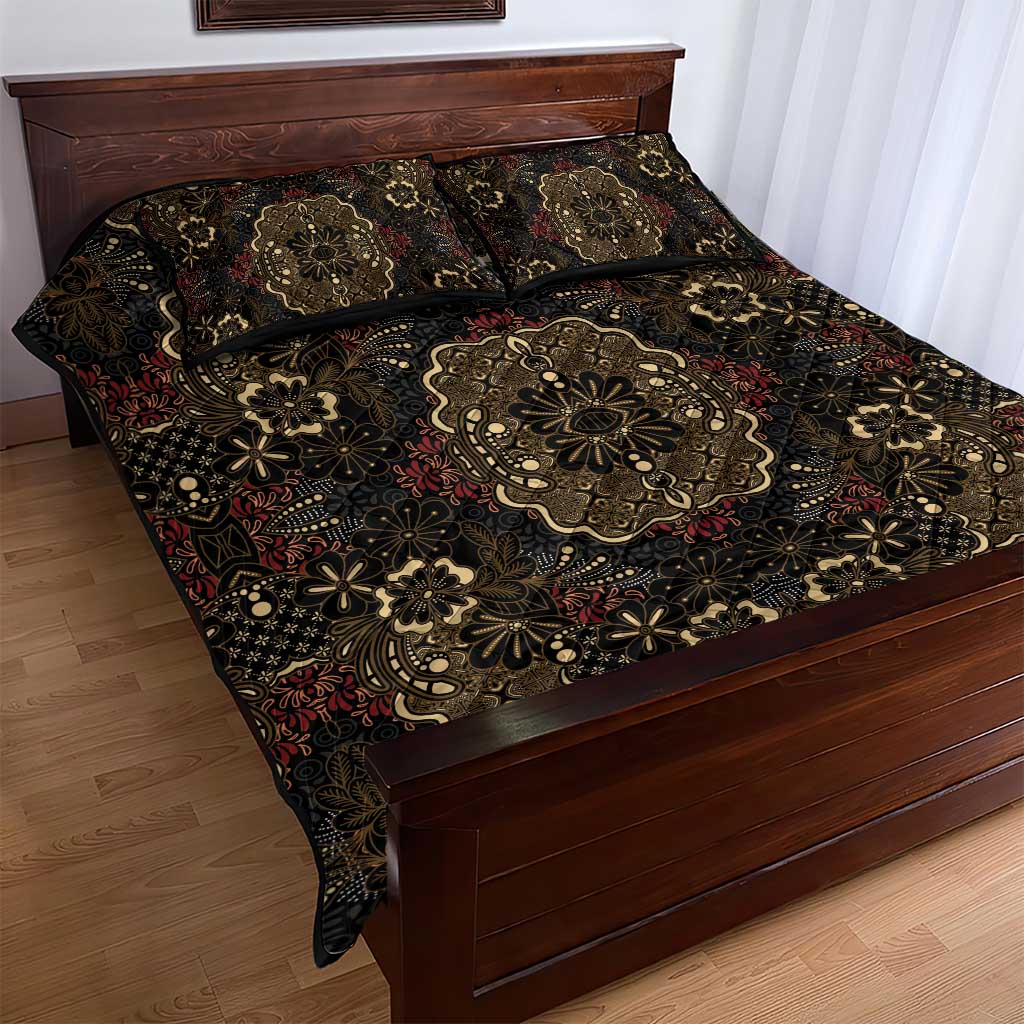 Indonesia Javanese Batik Quilt Bed Set Nelson Mandela Madiba Vintage Style - Wonder Print Shop
