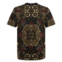 Indonesia Javanese Batik Rugby Jersey Nelson Mandela Madiba Vintage Style - Wonder Print Shop