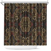 Indonesia Javanese Batik Shower Curtain Nelson Mandela Madiba Vintage Style - Wonder Print Shop