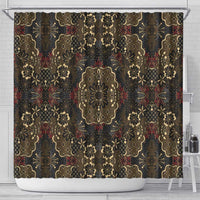 Indonesia Javanese Batik Shower Curtain Nelson Mandela Madiba Vintage Style - Wonder Print Shop