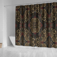 Indonesia Javanese Batik Shower Curtain Nelson Mandela Madiba Vintage Style - Wonder Print Shop
