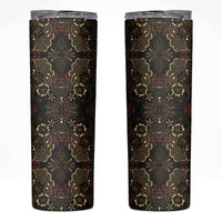 Indonesia Javanese Batik Skinny Tumbler Nelson Mandela Madiba Vintage Style - Wonder Print Shop