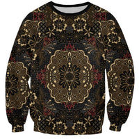 Indonesia Javanese Batik Sweatshirt Nelson Mandela Madiba Vintage Style - Wonder Print Shop