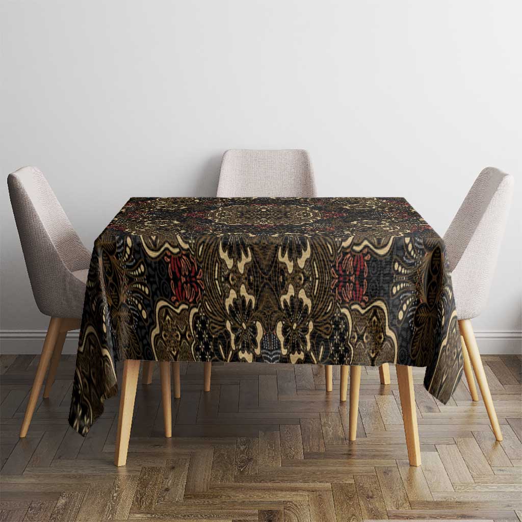 Indonesia Javanese Batik Tablecloth Nelson Mandela Madiba Vintage Style - Wonder Print Shop