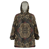 Indonesia Javanese Batik Wearable Blanket Hoodie Nelson Mandela Madiba Vintage Style - Wonder Print Shop