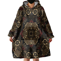 Indonesia Javanese Batik Wearable Blanket Hoodie Nelson Mandela Madiba Vintage Style - Wonder Print Shop