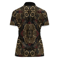 Indonesia Javanese Batik Women Polo Shirt Nelson Mandela Madiba Vintage Style - Wonder Print Shop