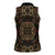Indonesia Javanese Batik Women Sleeveless Polo Shirt Nelson Mandela Madiba Vintage Style - Wonder Print Shop