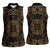 Indonesia Javanese Batik Women Sleeveless Polo Shirt Nelson Mandela Madiba Vintage Style - Wonder Print Shop