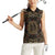 Indonesia Javanese Batik Women Sleeveless Polo Shirt Nelson Mandela Madiba Vintage Style - Wonder Print Shop