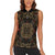 Indonesia Javanese Batik Women Sleeveless Polo Shirt Nelson Mandela Madiba Vintage Style - Wonder Print Shop