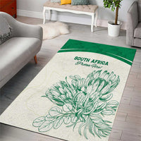 South Africa Cricket Area Rug Protea Fire - Wonder Print Shop