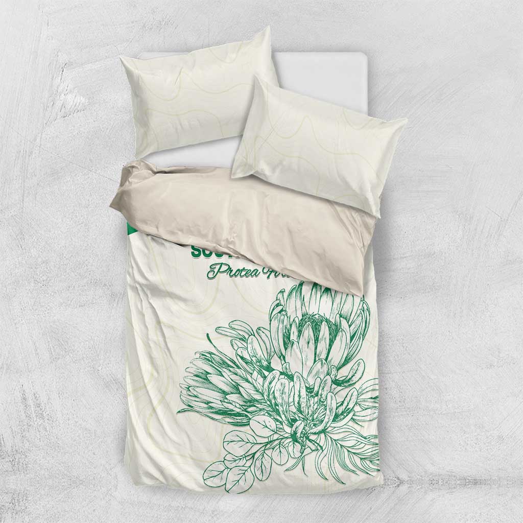 South Africa Cricket Bedding Set Protea Fire - Wonder Print Shop