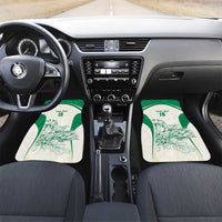 South Africa Cricket Car Mats Protea Fire - Wonder Print Shop