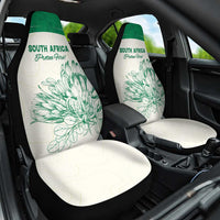 South Africa Cricket Car Seat Cover Protea Fire - Wonder Print Shop