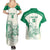 Custom South Africa Cricket Couples Matching Summer Maxi Dress and Hawaiian Shirt Protea Fire - Wonder Print Shop