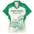 Custom South Africa Cricket Family Matching Long Sleeve Bodycon Dress and Hawaiian Shirt Protea Fire - Wonder Print Shop