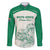 Custom South Africa Cricket Family Matching Off Shoulder Short Dress and Hawaiian Shirt Protea Fire - Wonder Print Shop