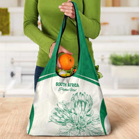 South Africa Cricket Grocery Bag Protea Fire - Wonder Print Shop