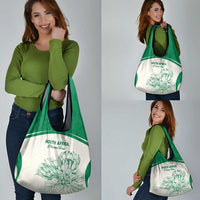 South Africa Cricket Grocery Bag Protea Fire - Wonder Print Shop