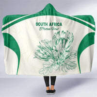 South Africa Cricket Hooded Blanket Protea Fire - Wonder Print Shop