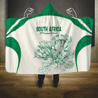 South Africa Cricket Hooded Blanket Protea Fire - Wonder Print Shop
