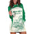 Custom South Africa Cricket Hoodie Dress Protea Fire - Wonder Print Shop