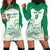 Custom South Africa Cricket Hoodie Dress Protea Fire - Wonder Print Shop