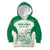 Custom South Africa Cricket Kid Hoodie Protea Fire - Wonder Print Shop